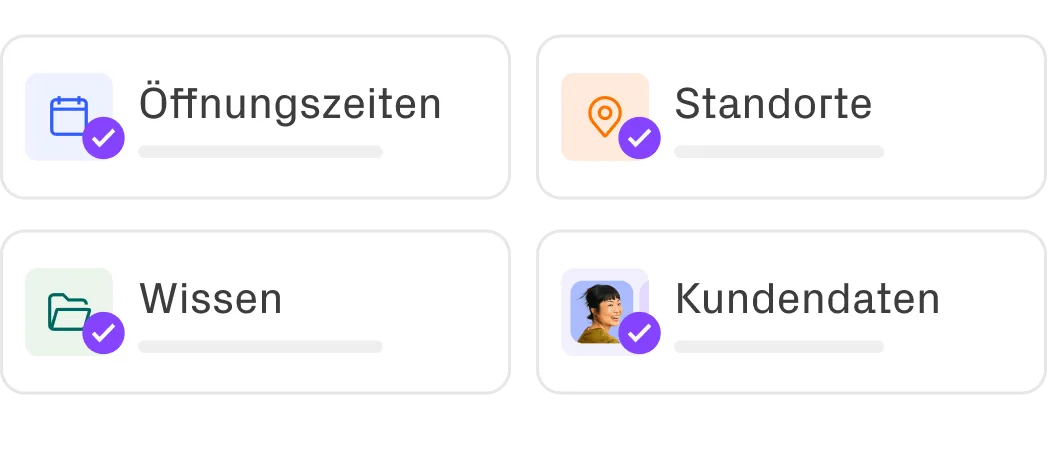 Beispiel-Informationen, die ein AI Agent liefern kann